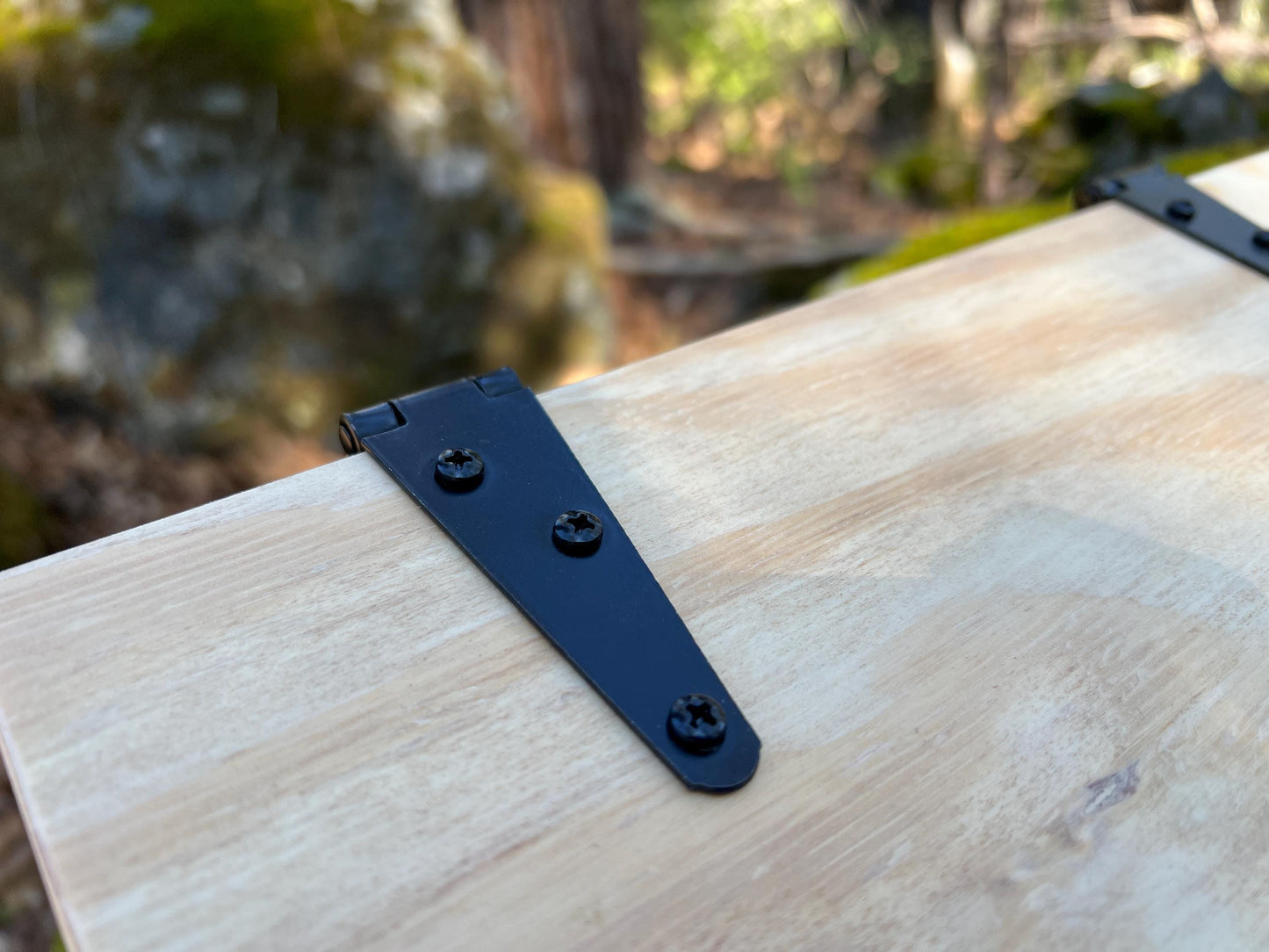 Mailbox wall mount, unfinished wood mailbox.