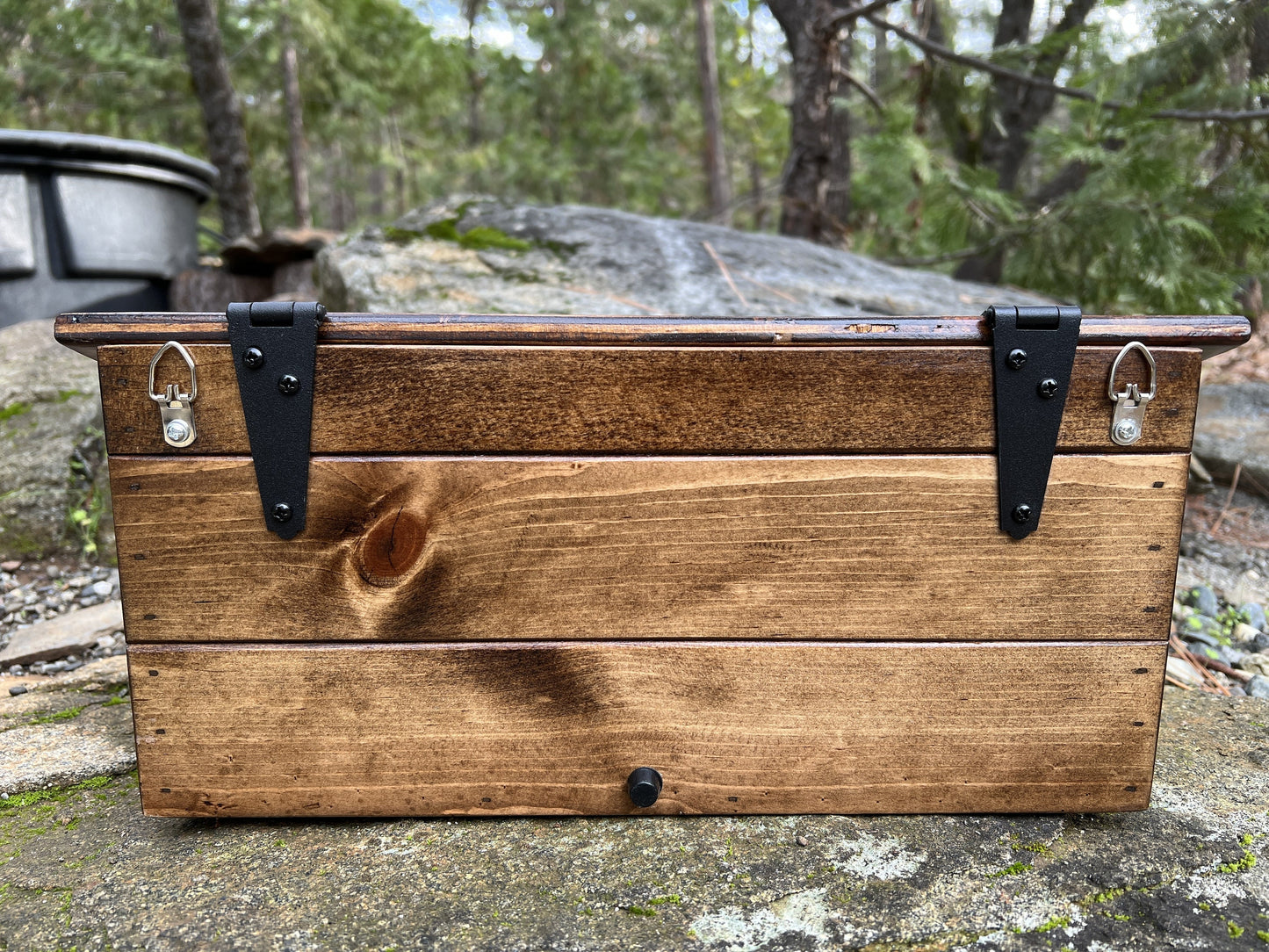 Custom Name Wooden Mailbox: Rustic Farmhouse Wall Mount