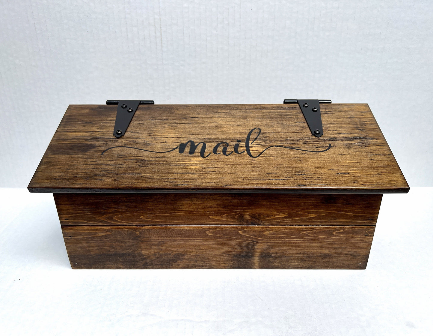 Farmhouse rustic mailbox, mailbox wall mount, hanging mailbox for letters.