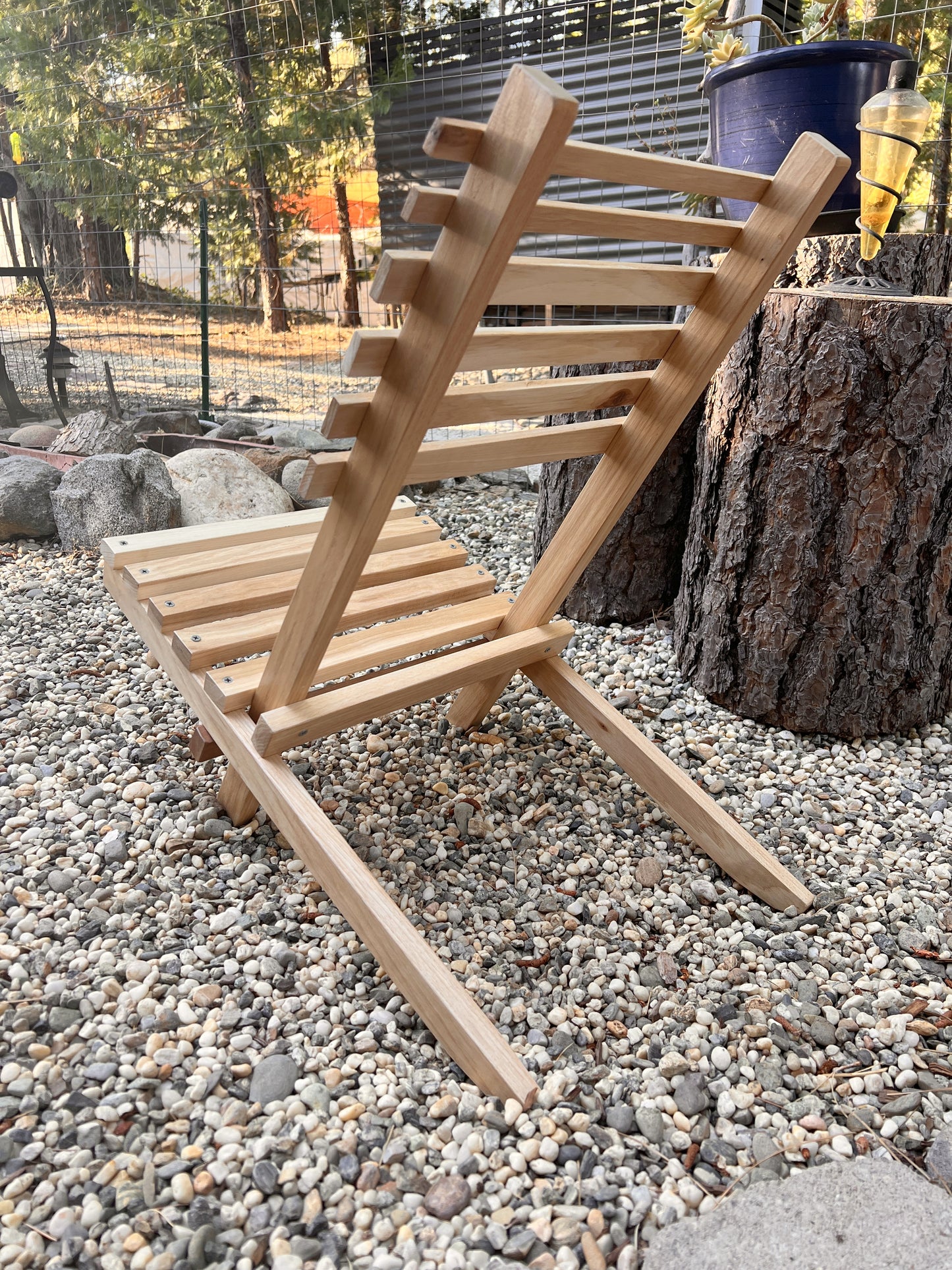 Folding wooden chair, portable chair for beach, camping, outdoors.